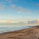 Happisburgh Beach in the winter time